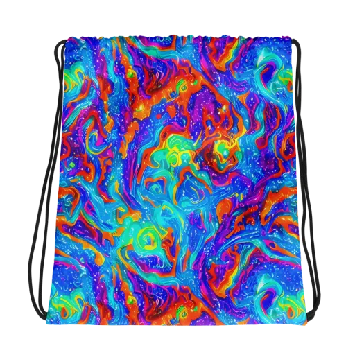 Liquid Daydream on a Drawstring Bag