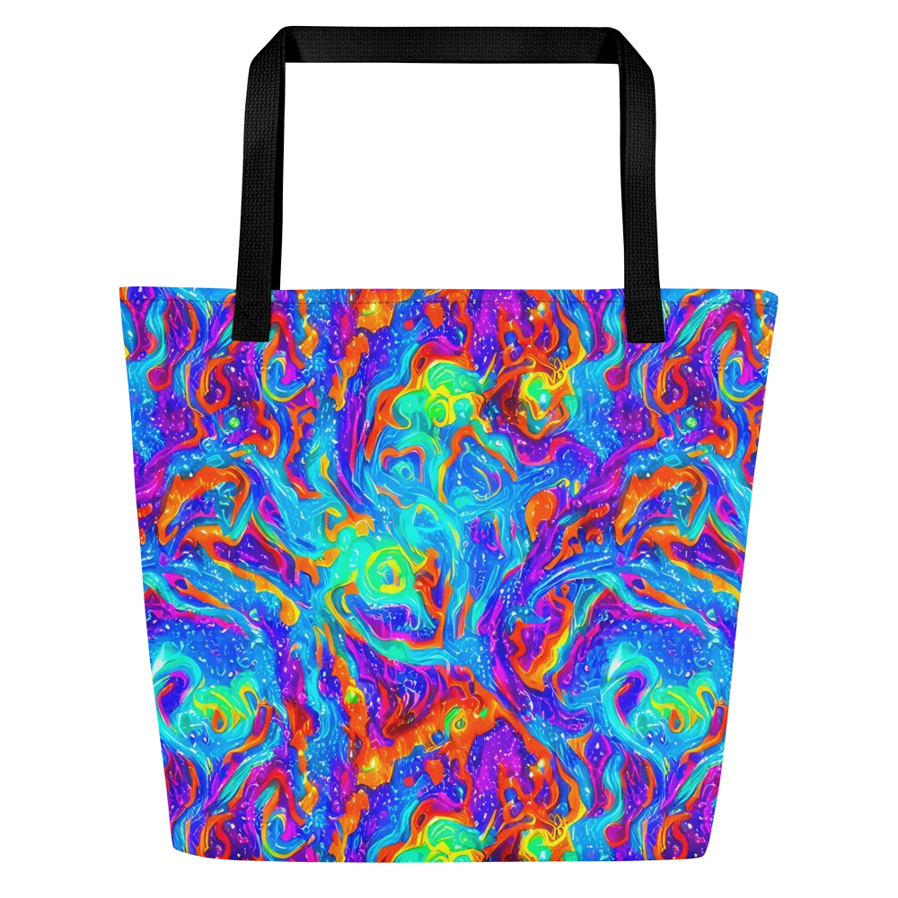 Liquid Daydream on Large Tote Bag W/ Pocket — Front