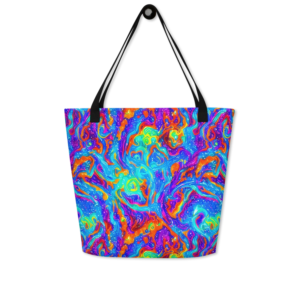 Liquid Daydream on Large Tote Bag W/ Pocket — Front