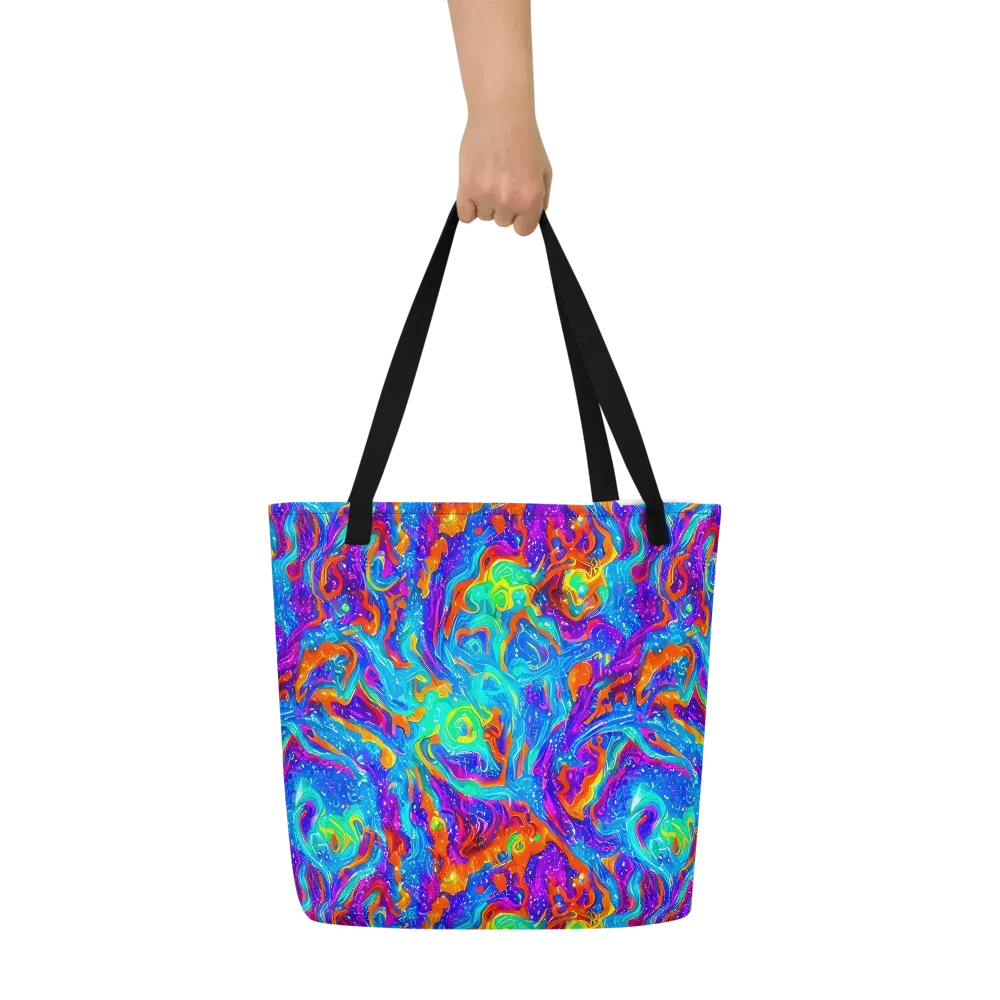 Liquid Daydream on Large Tote Bag W/ Pocket — Front