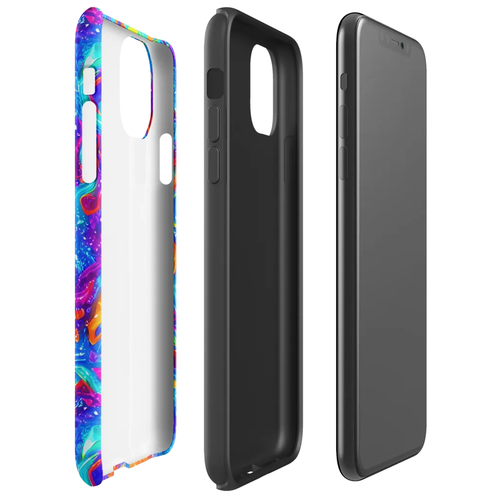 Liquid Daydream on Tough Case for iPhone® — Right
