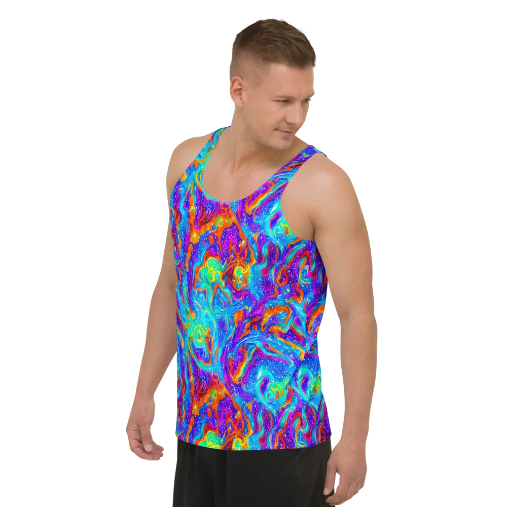 Liquid Daydream on Men's Tank Top — Left Front