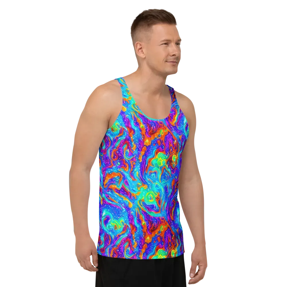 Liquid Daydream on Men's Tank Top — Right Front