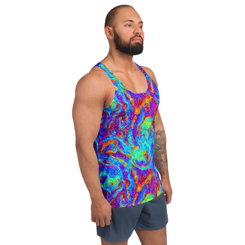 Liquid Daydream on Men's Tank Top — Right Front