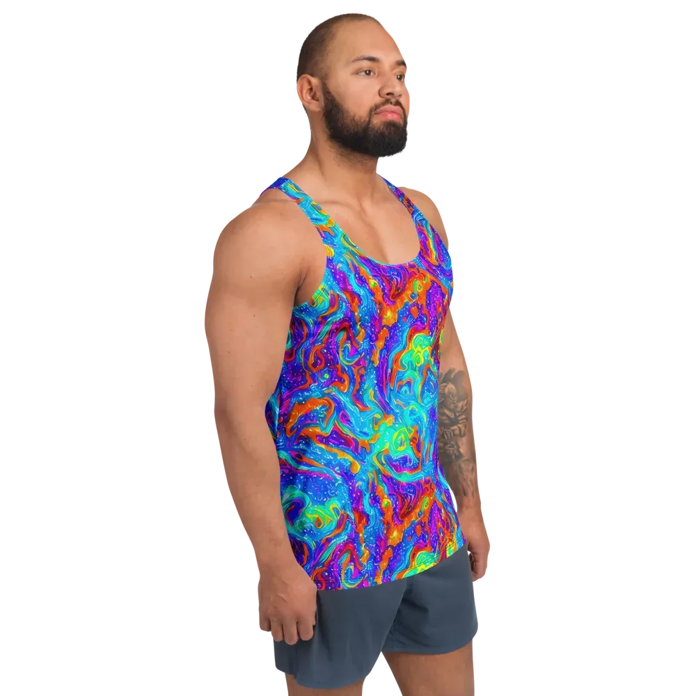 Liquid Daydream on Men's Tank Top — Right Front
