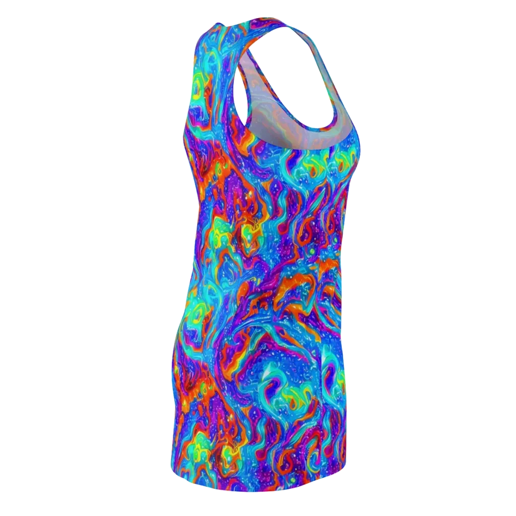 Liquid Daydream on Racerback Dress — Back Side