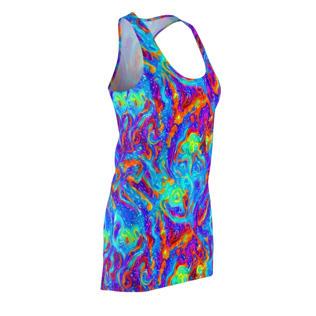 Liquid Daydream on Racerback Dress — Front Side