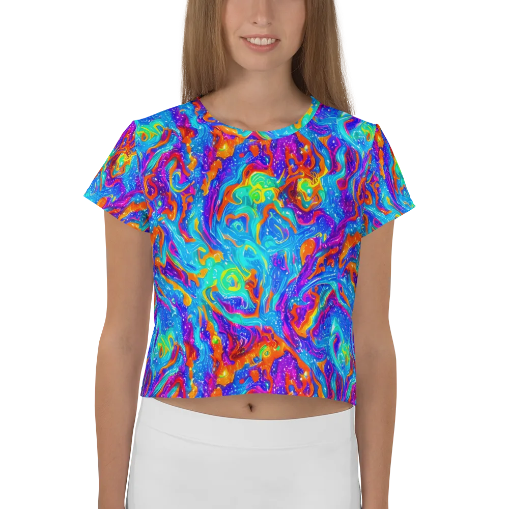Liquid Daydream on Crop Tee — Front