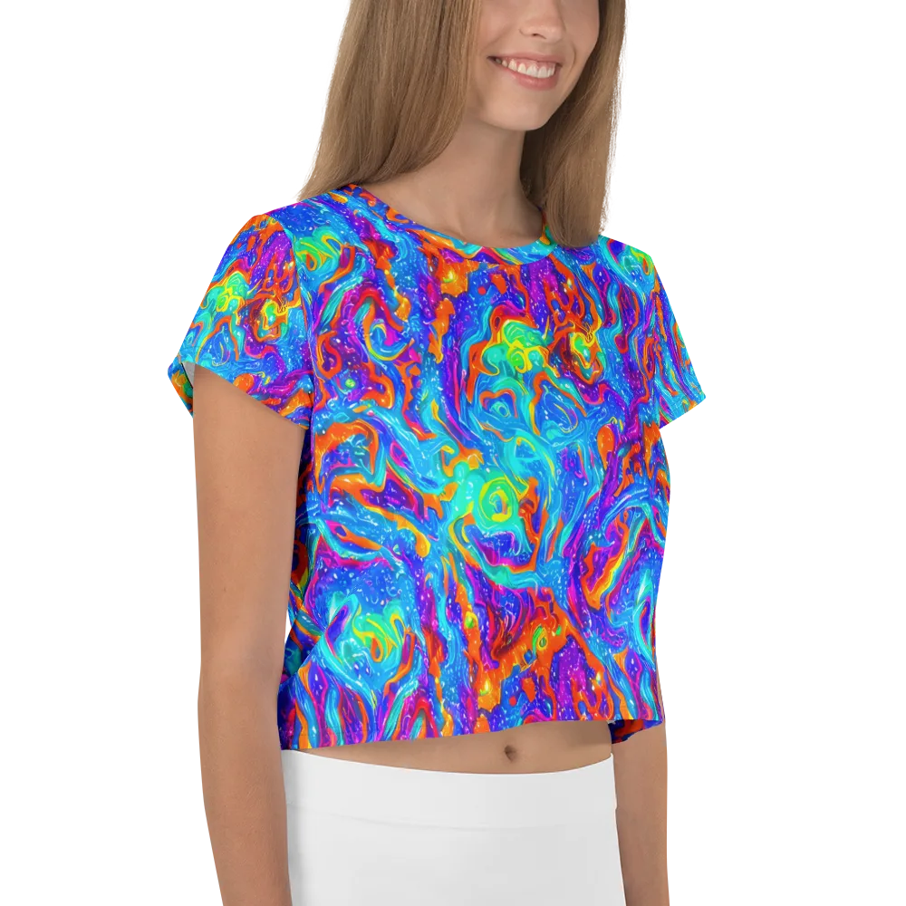 Liquid Daydream on Crop Tee — Right