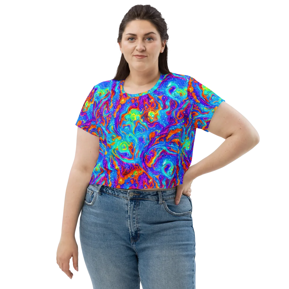Liquid Daydream on Crop Tee — Front