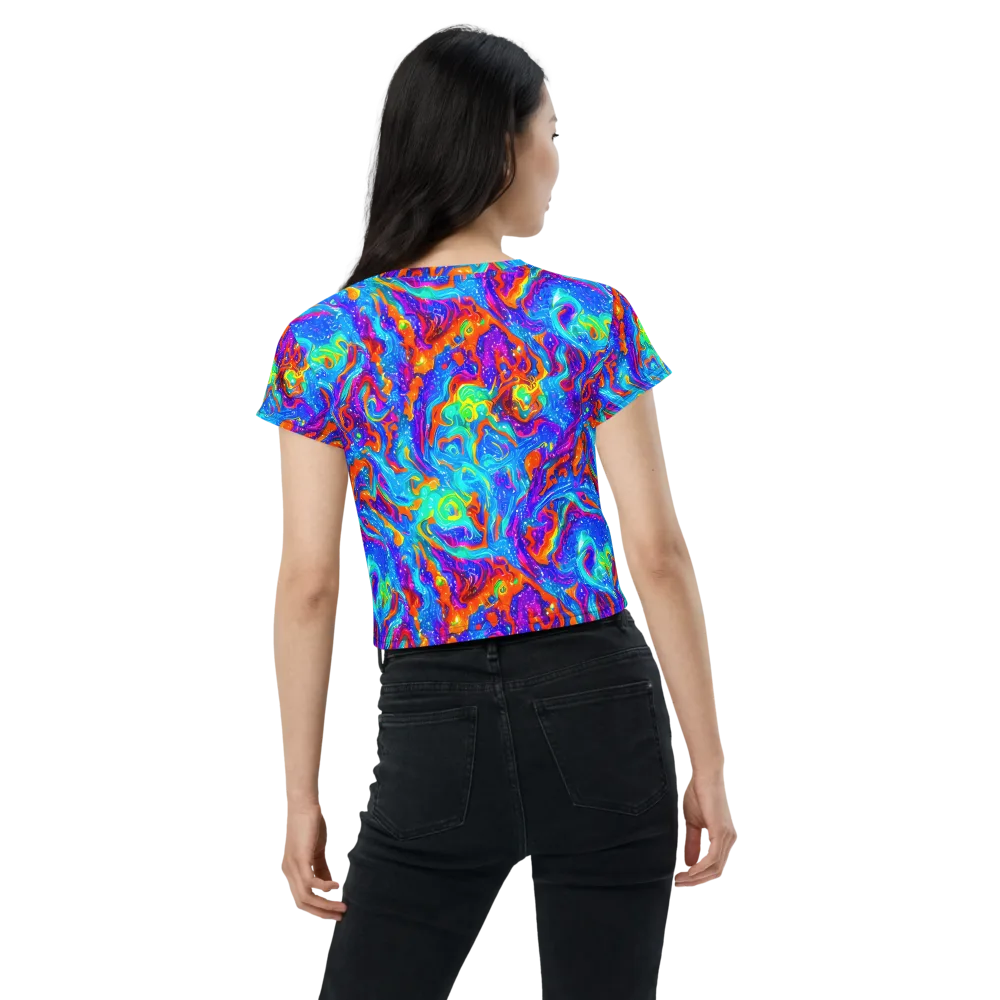 Liquid Daydream on Crop Tee — Back