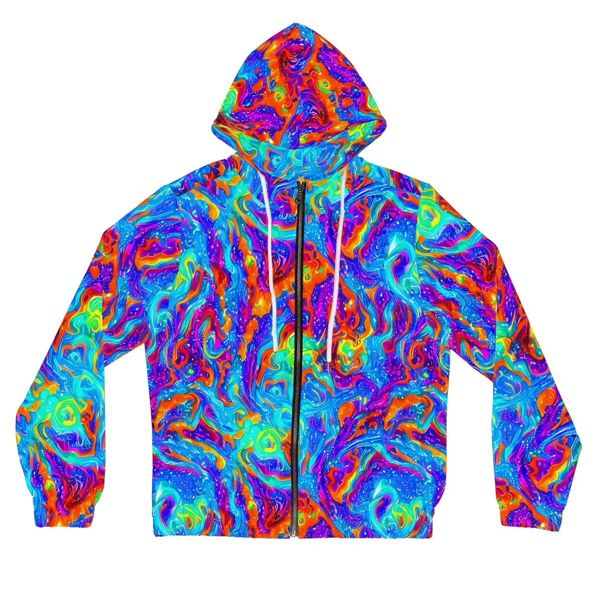 Liquid Daydream on Women's Full-Zip Hoodie — Front