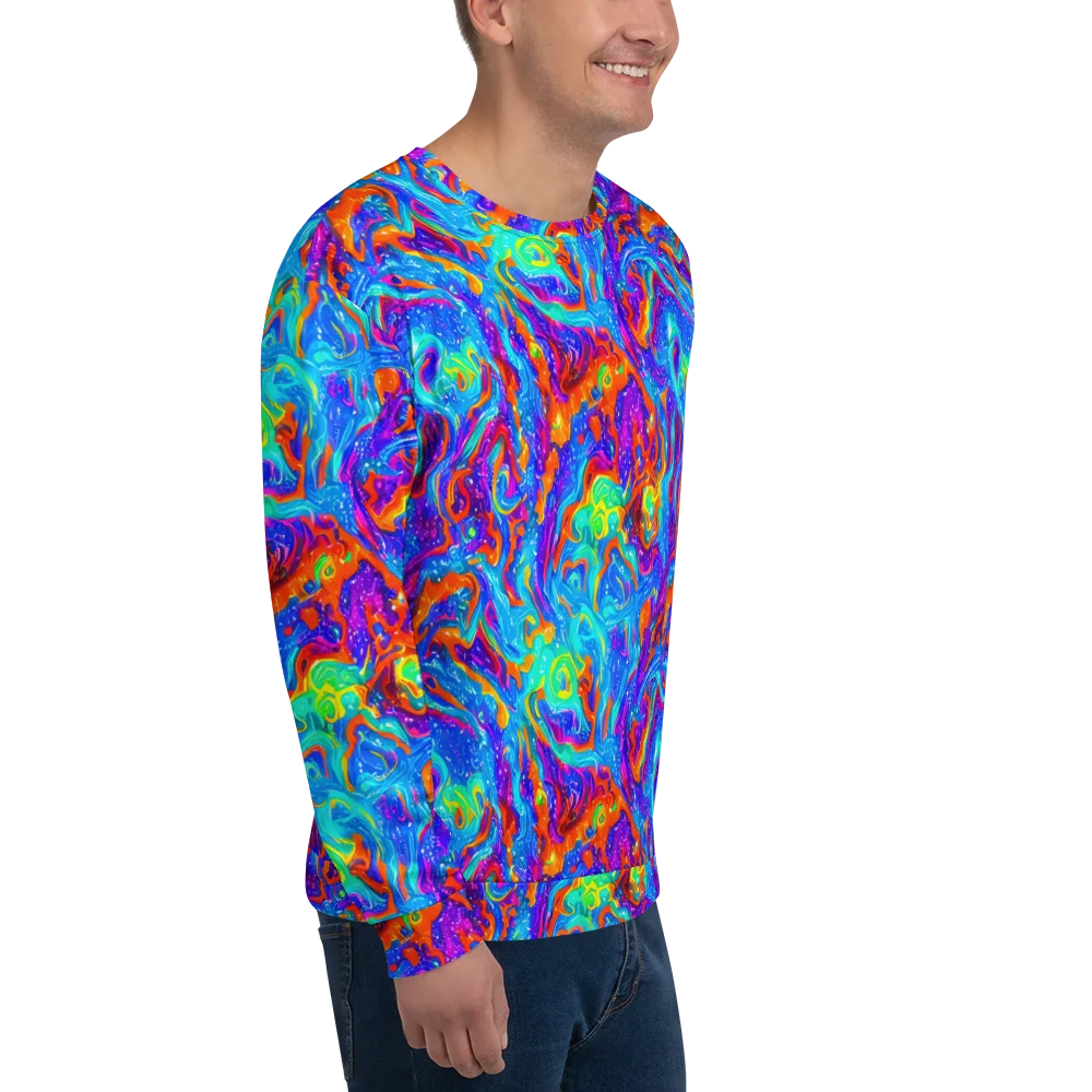 Liquid Daydream on Sweatshirt — Right Front