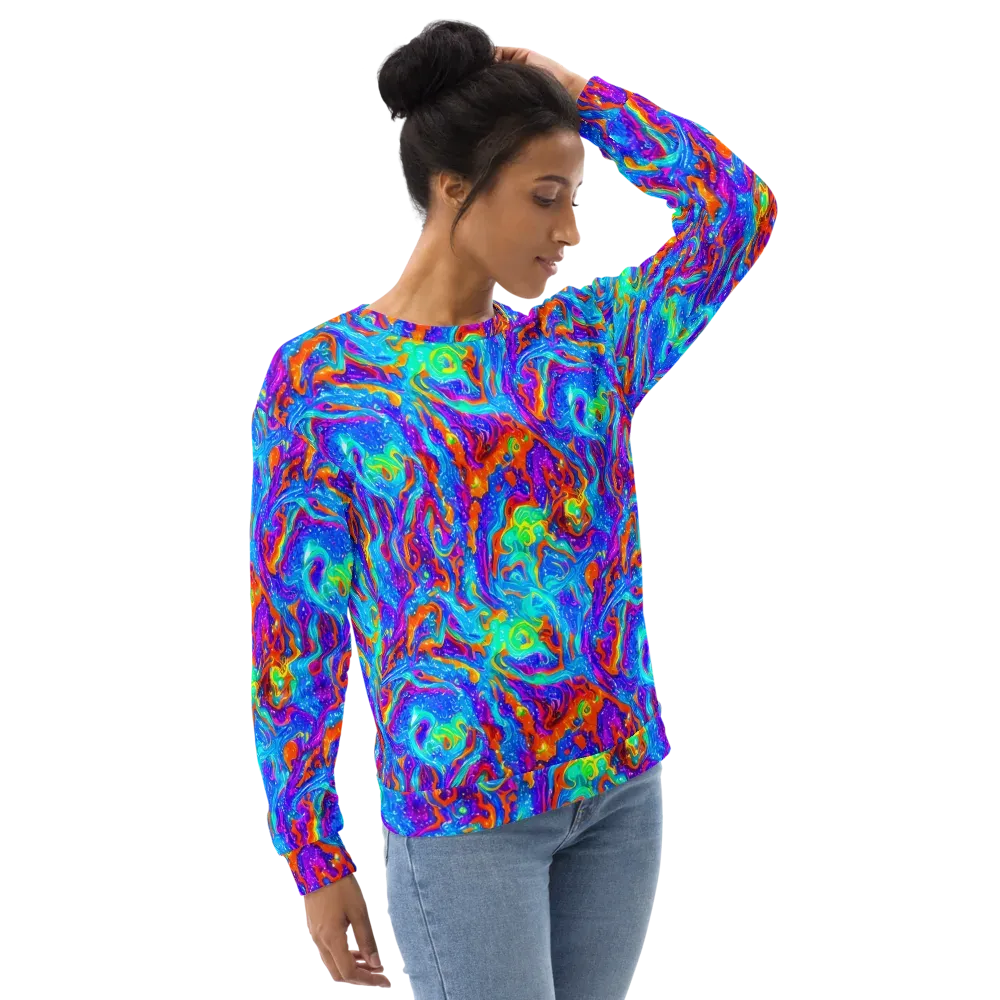 Liquid Daydream on Sweatshirt — Right Front