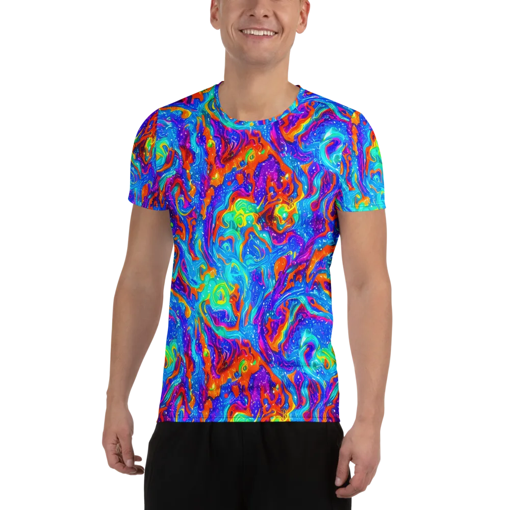 Liquid Daydream on Men's Athletic T-Shirt — Front