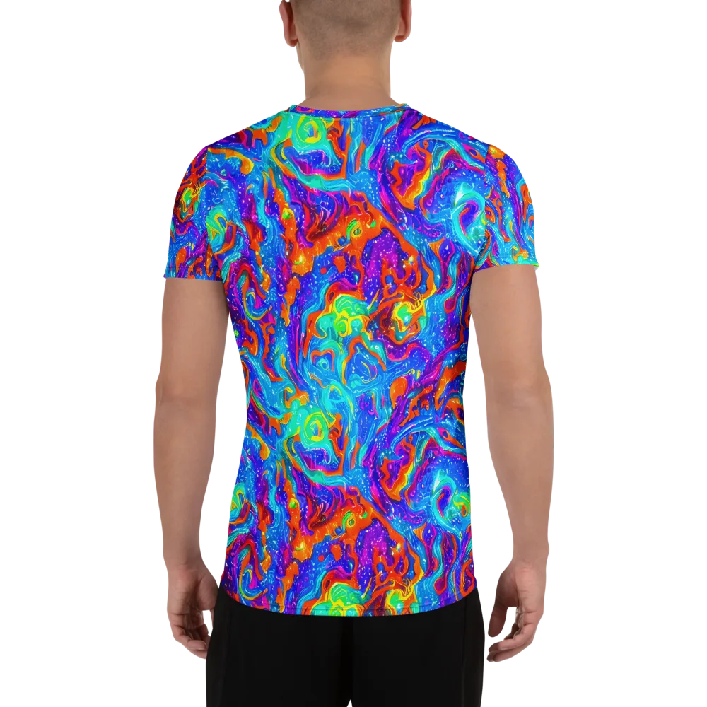 Liquid Daydream on Men's Athletic T-Shirt — Back