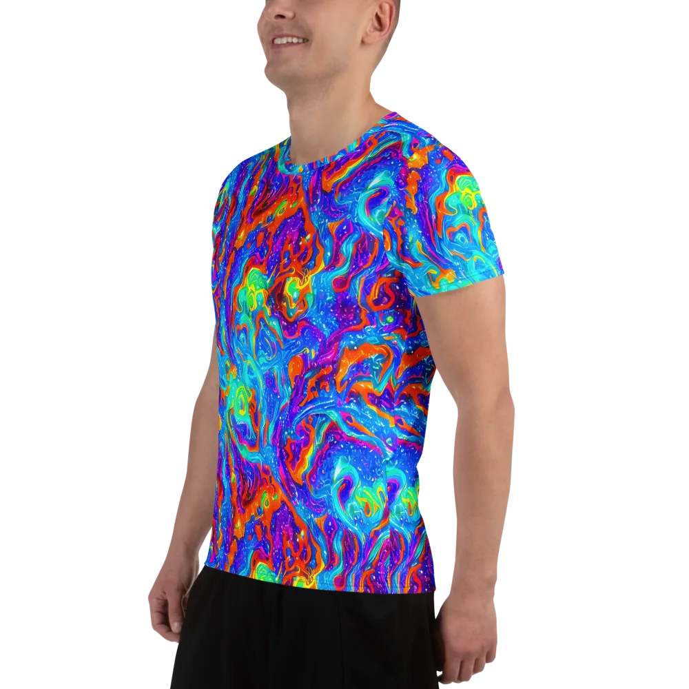 Liquid Daydream on Men's Athletic T-Shirt — Left