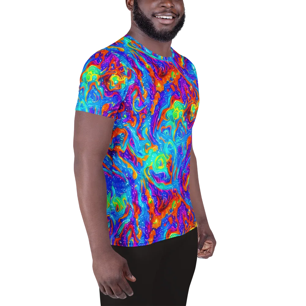 Liquid Daydream on Men's Athletic T-Shirt — Right