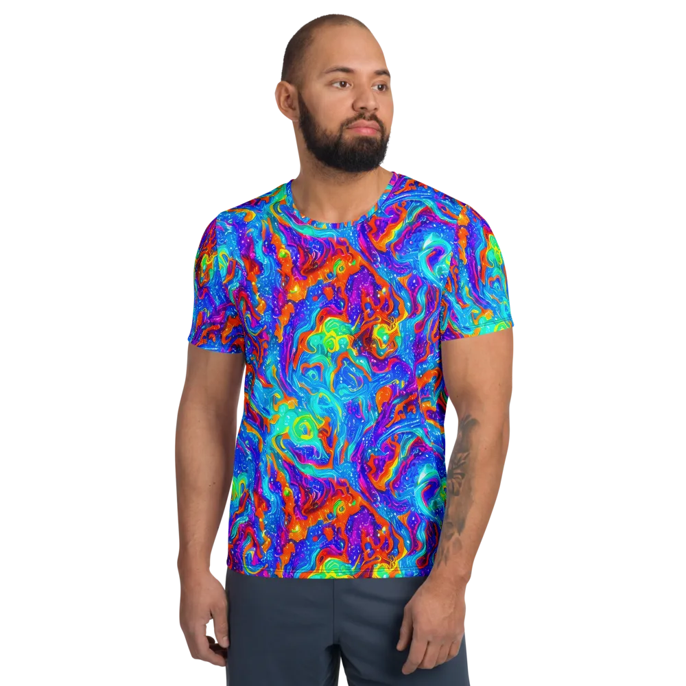 Liquid Daydream on Men's Athletic T-Shirt — Front