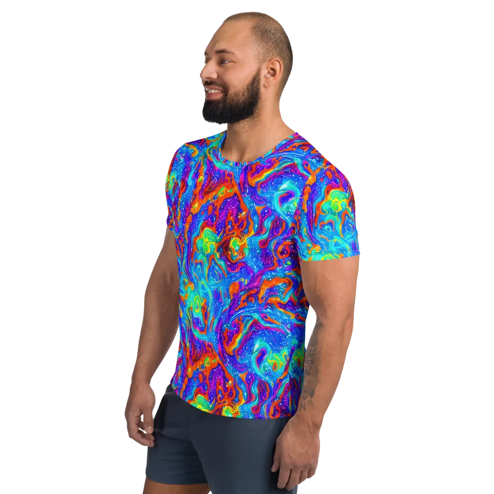 Liquid Daydream on Men's Athletic T-Shirt — Left