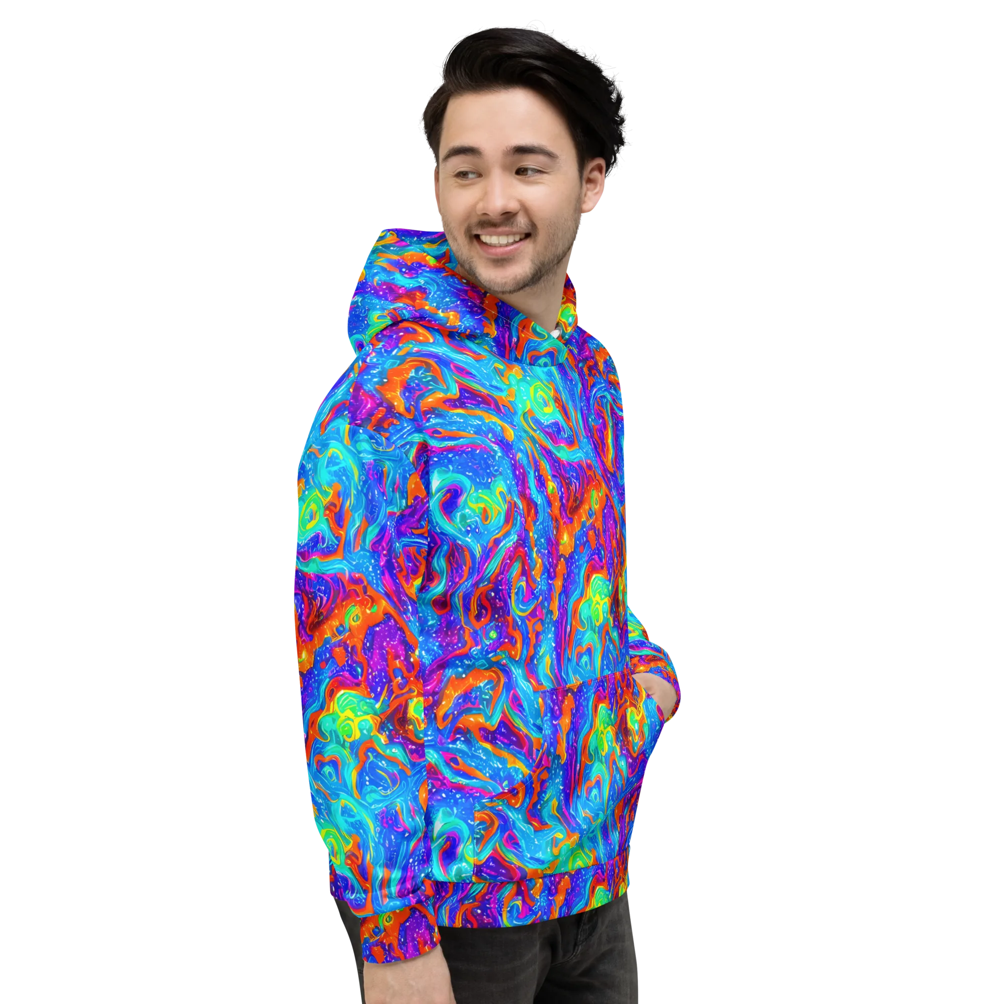 Liquid Daydream on Hoodie — Right