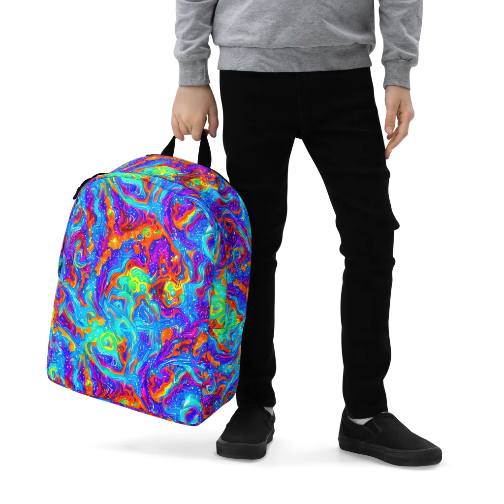 Liquid Daydream on Minimalist Backpack — Zoomed-in