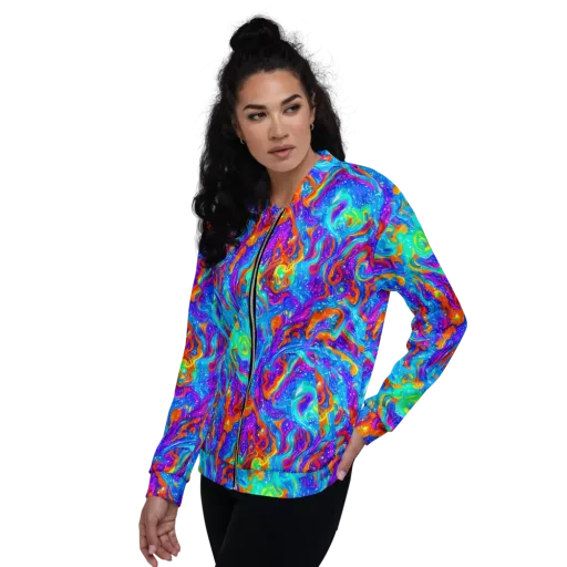 Liquid Daydream on a Bomber Jacket