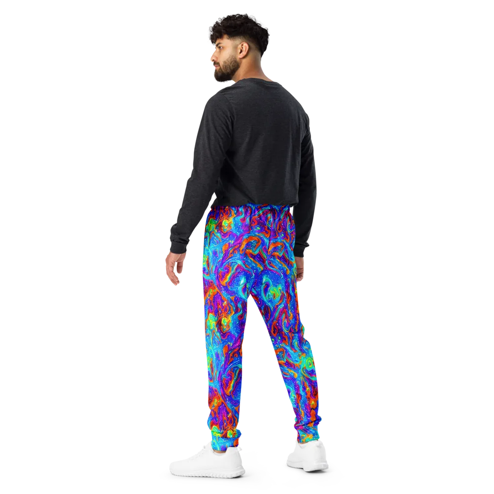 Liquid Daydream on Men's Joggers — Back