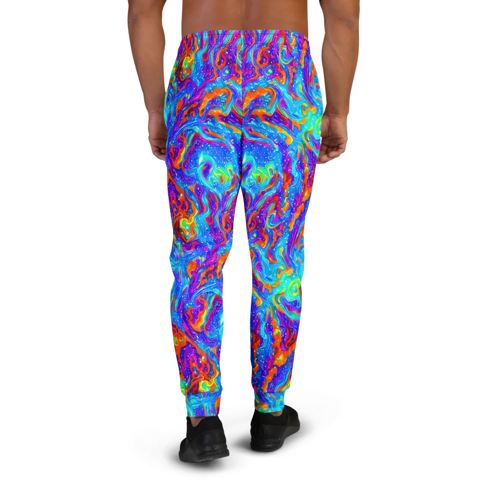 Liquid Daydream on Men's Joggers — Back