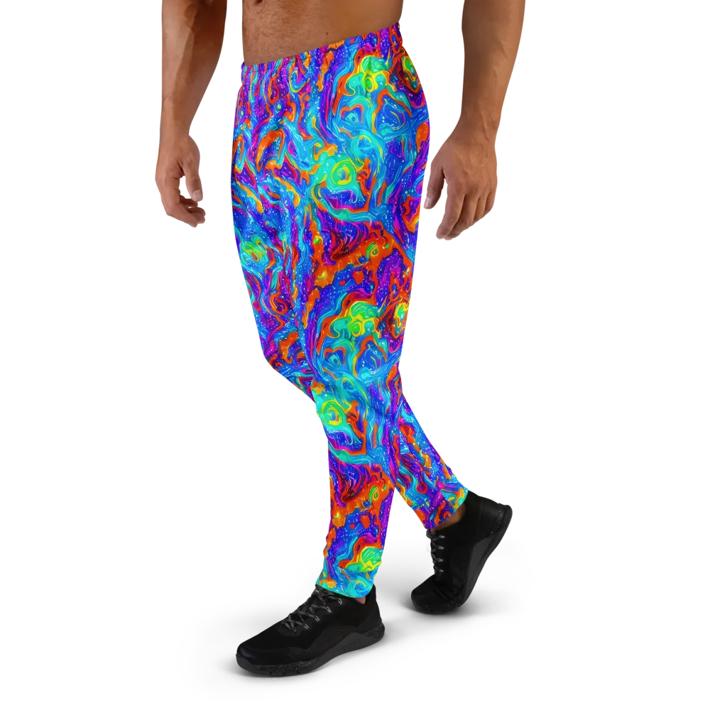 Liquid Daydream on Men's Joggers — Left