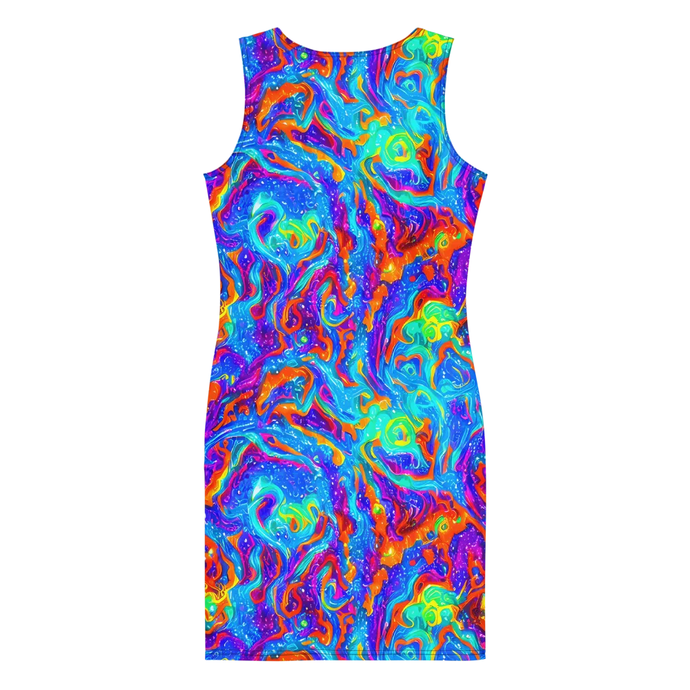 Liquid Daydream on Bodycon Dress — Back