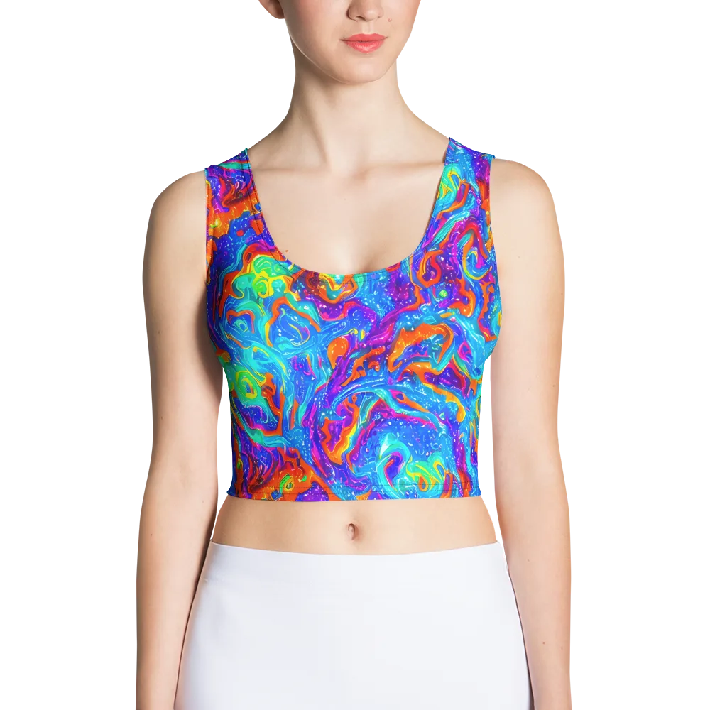 Liquid Daydream on Crop Top — Front
