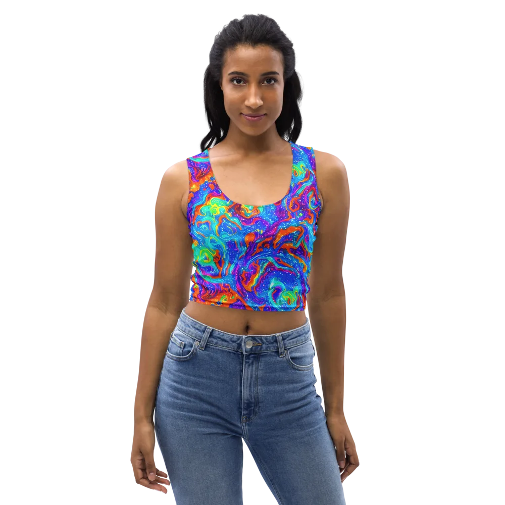 Liquid Daydream on Crop Top — Front