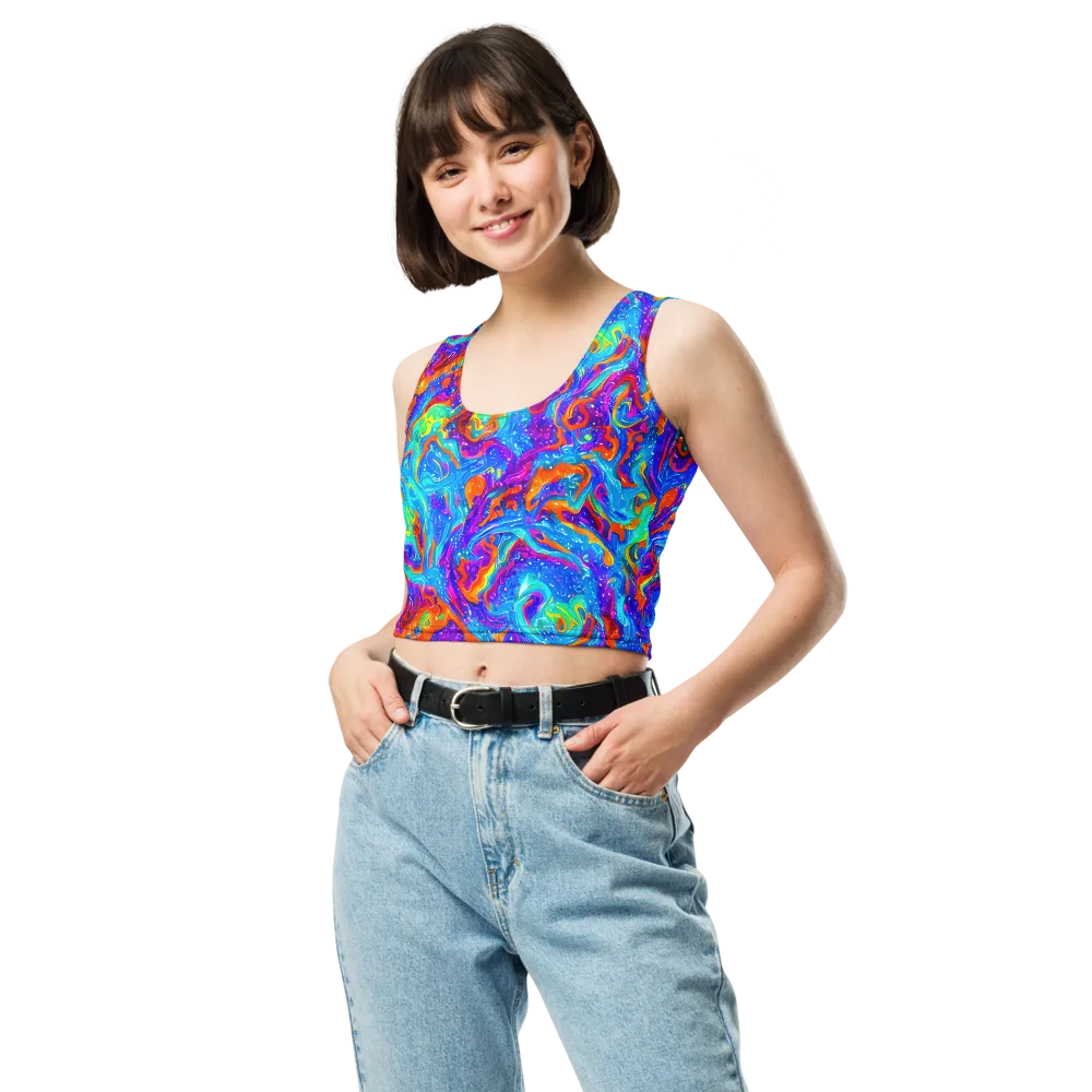 Liquid Daydream on Crop Top — Front