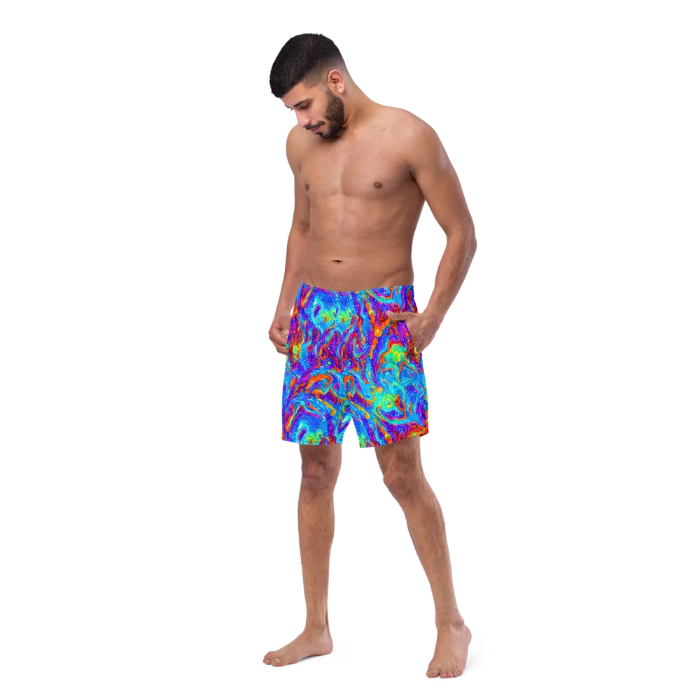 Liquid Daydream on Swim Trunks — Left Front