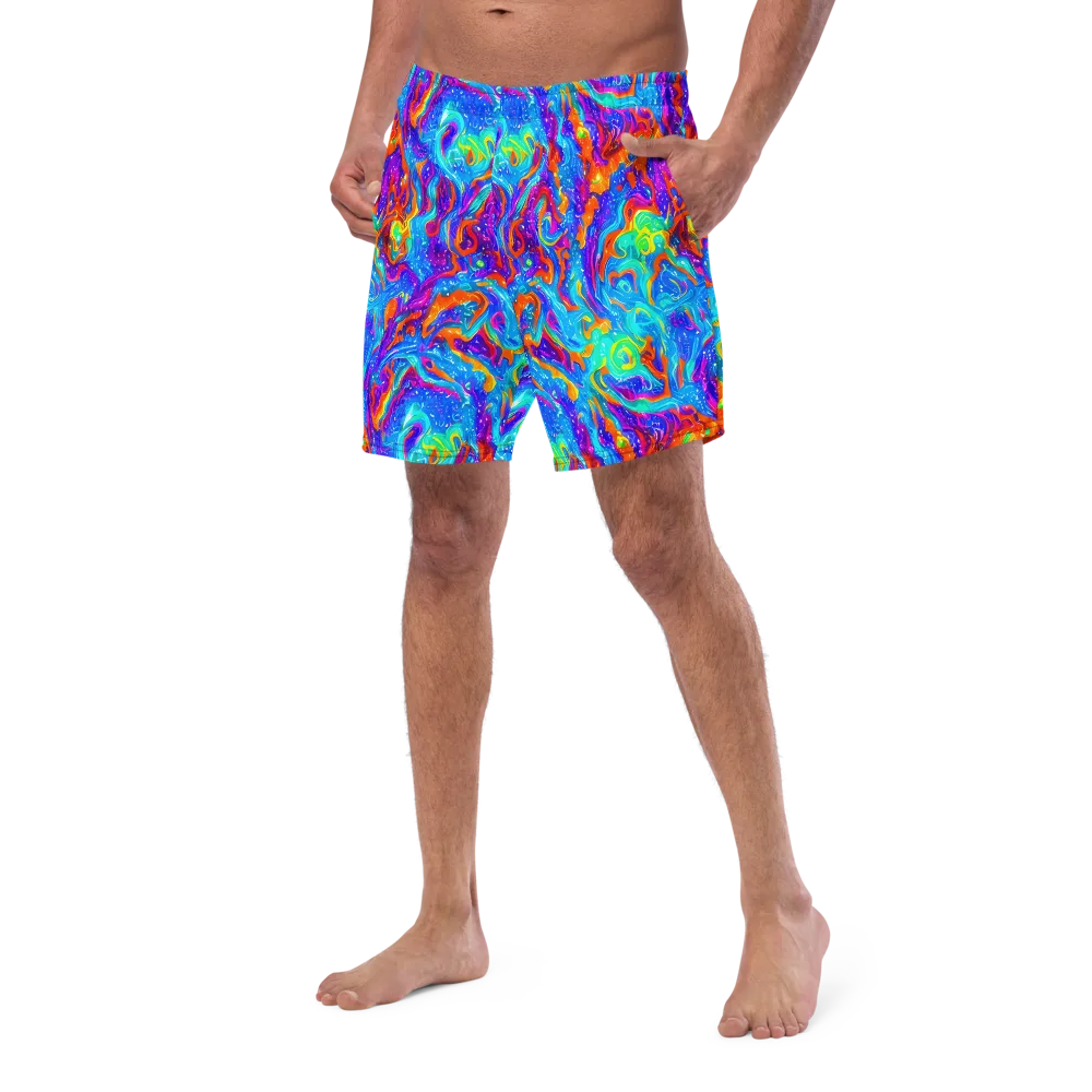 Liquid Daydream on Swim Trunks — Left Front