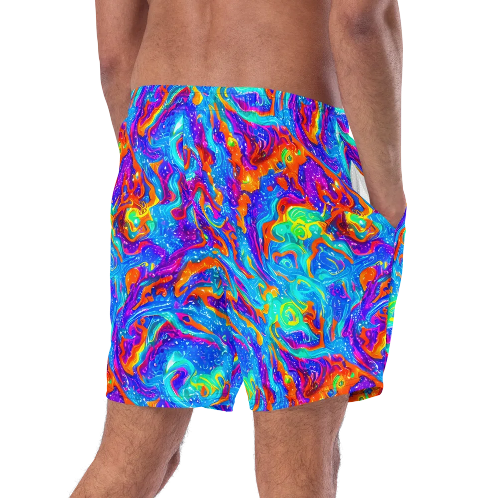 Liquid Daydream on Swim Trunks — Right Back