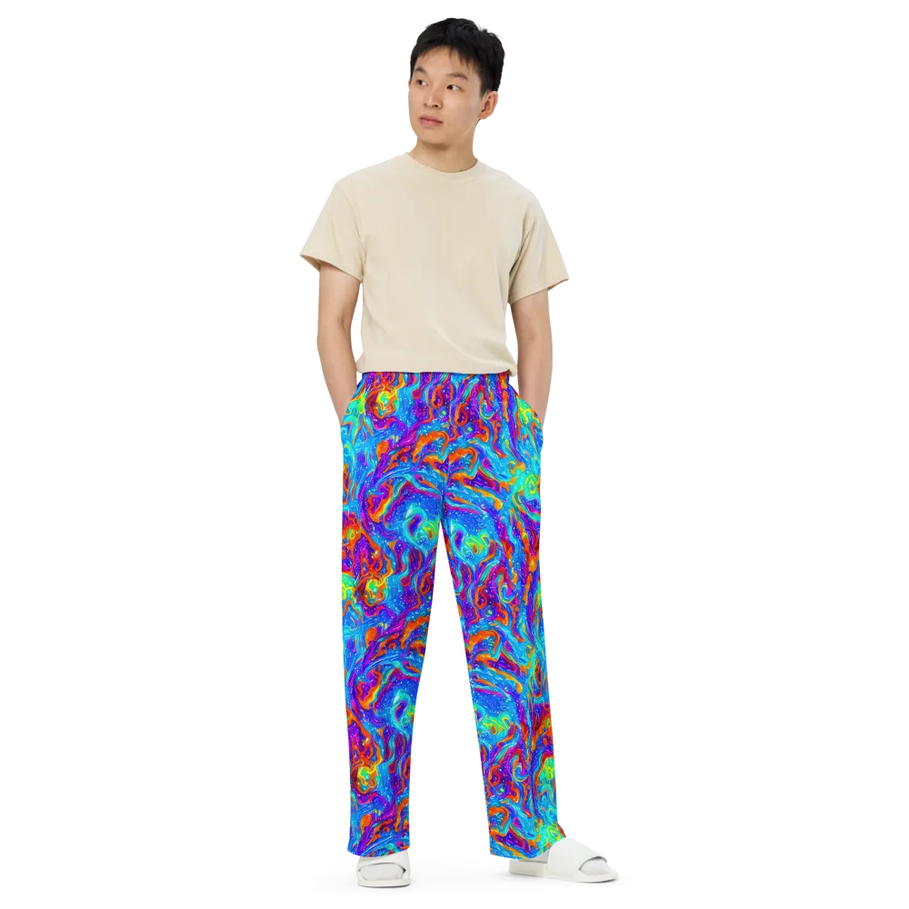 Liquid Daydream on Wide-Leg Pants — Front