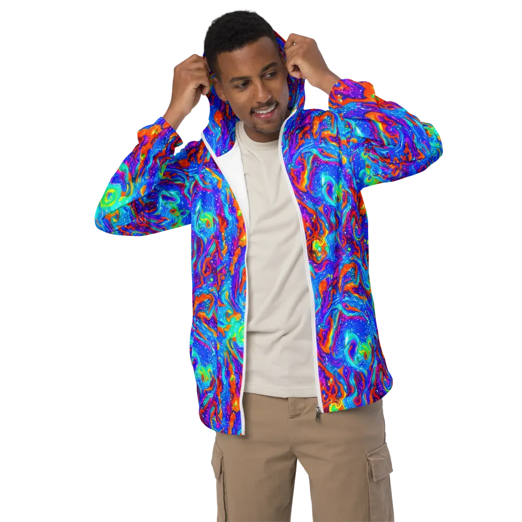 Liquid Daydream on Men's Windbreaker — Front