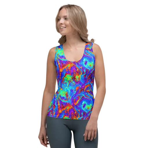 Liquid Daydream on a Women's Tank Top