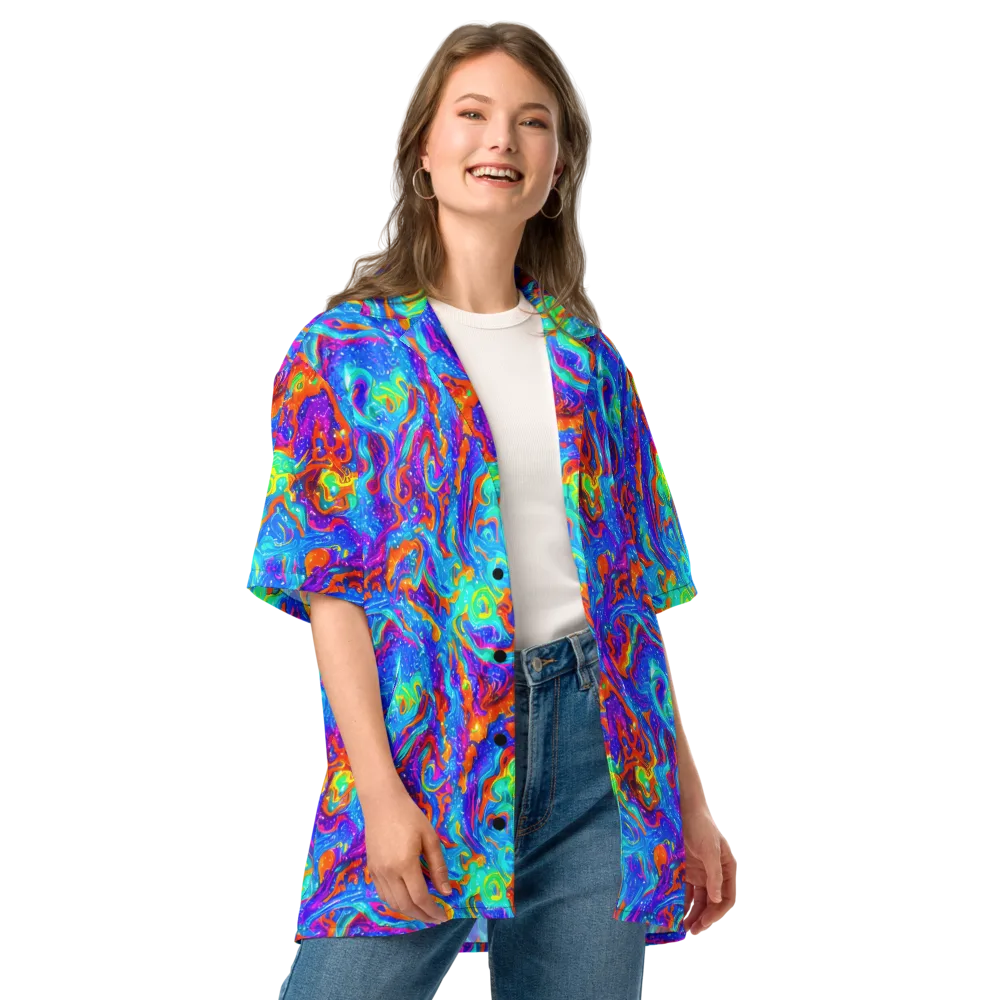 Liquid Daydream on Button Shirt — Front