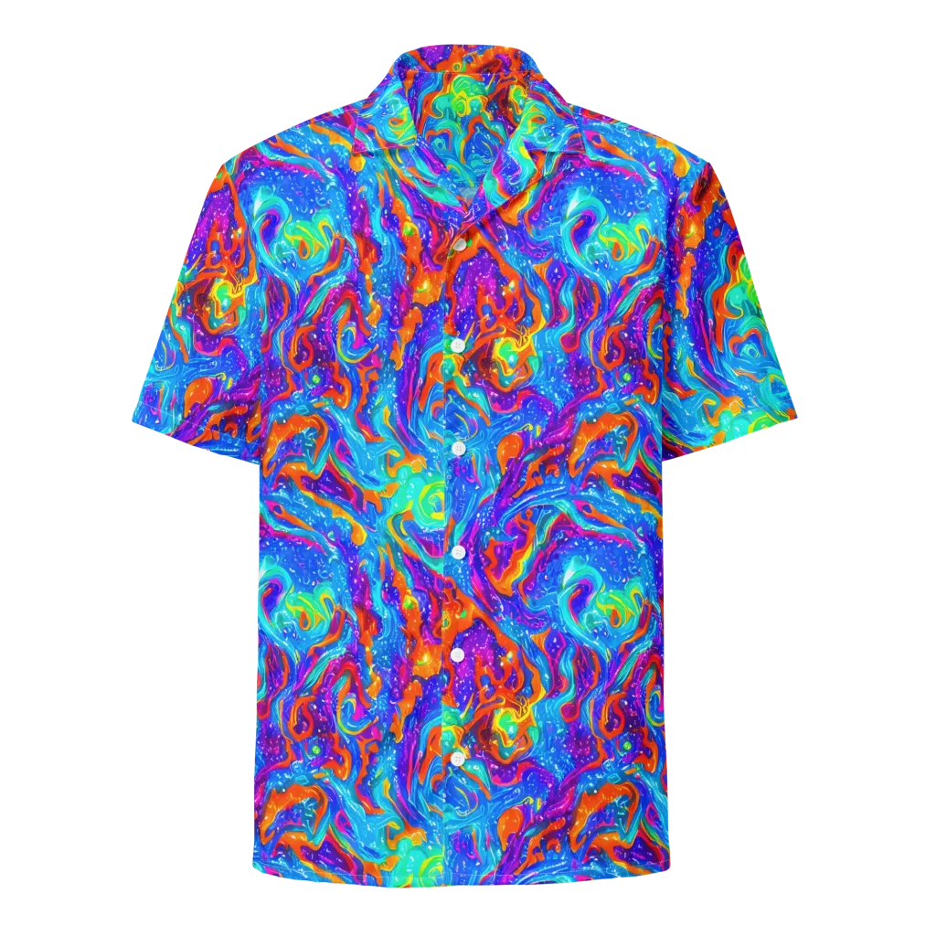 Liquid Daydream on Button Shirt — Front