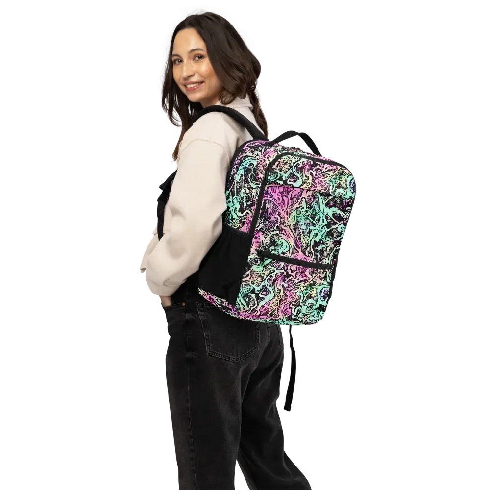 Pastel Voltage on Utility Backpack — Back