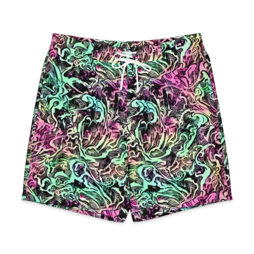 Pastel Voltage on a Men's Board Shorts