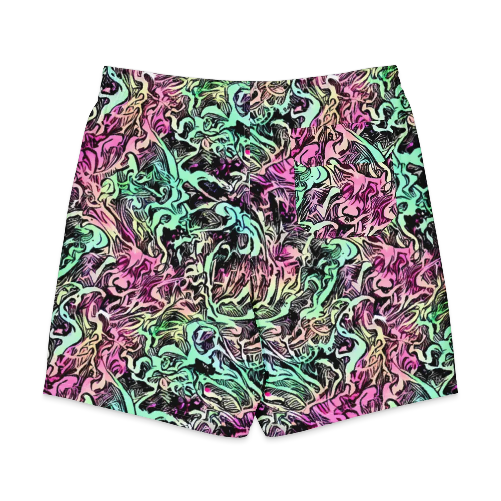 Pastel Voltage on Men's Board Shorts — Back