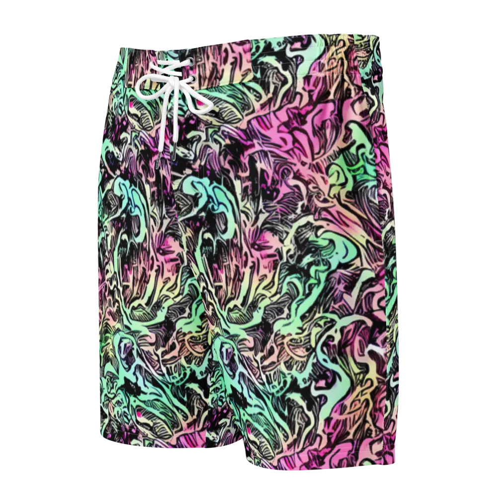 Pastel Voltage on Men's Board Shorts — Front