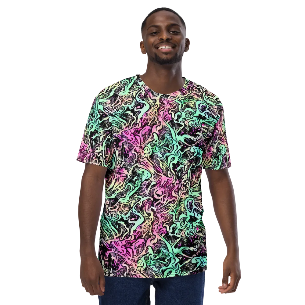 Pastel Voltage on Men's Crew Neck T-Shirt — Front