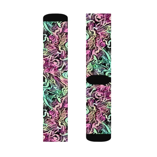 Pastel Voltage on a Socks