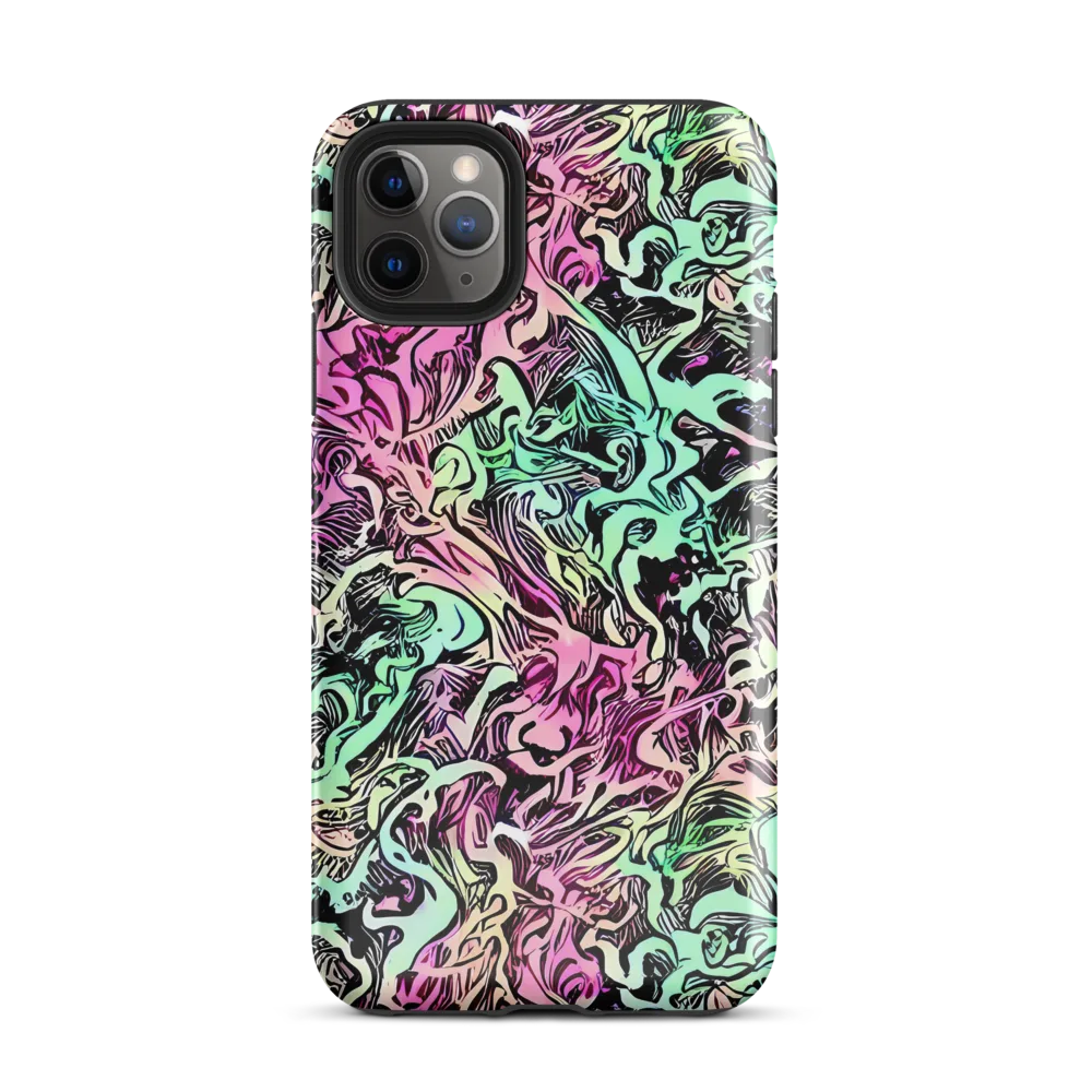 Pastel Voltage on Tough Case for iPhone® — Front