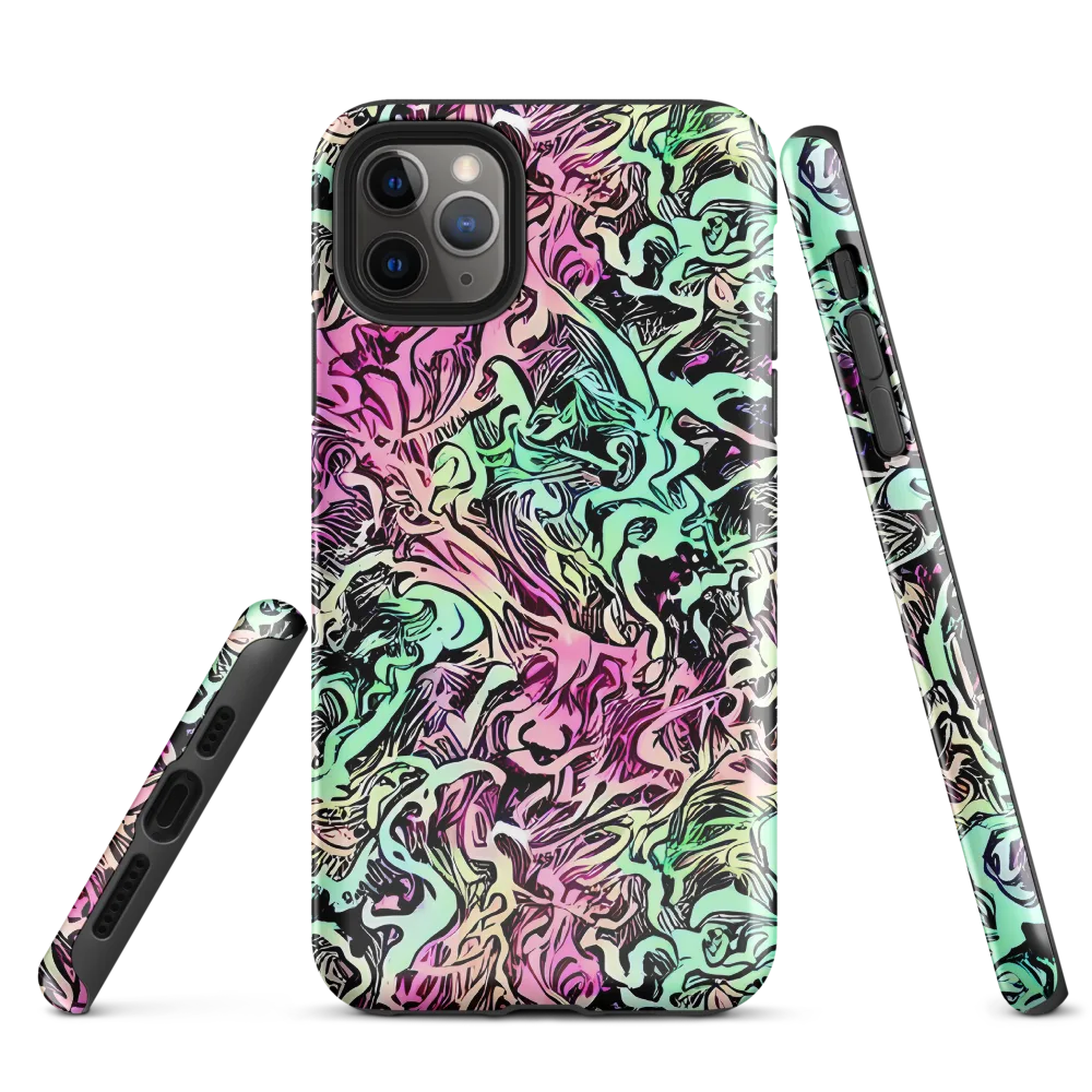 Pastel Voltage on Tough Case for iPhone® — Front